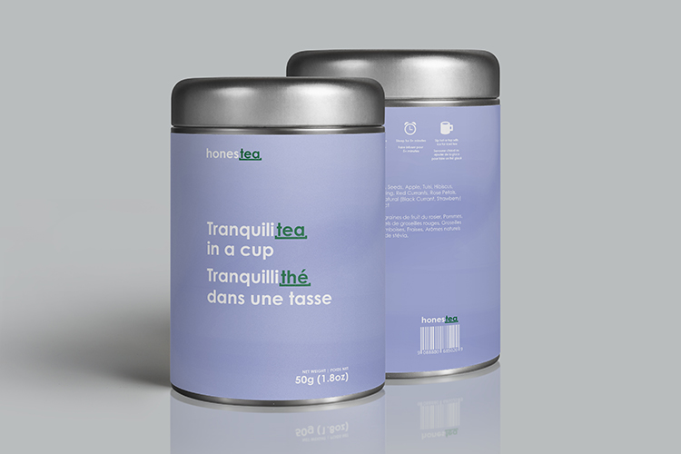 honestea Tin Packaging
